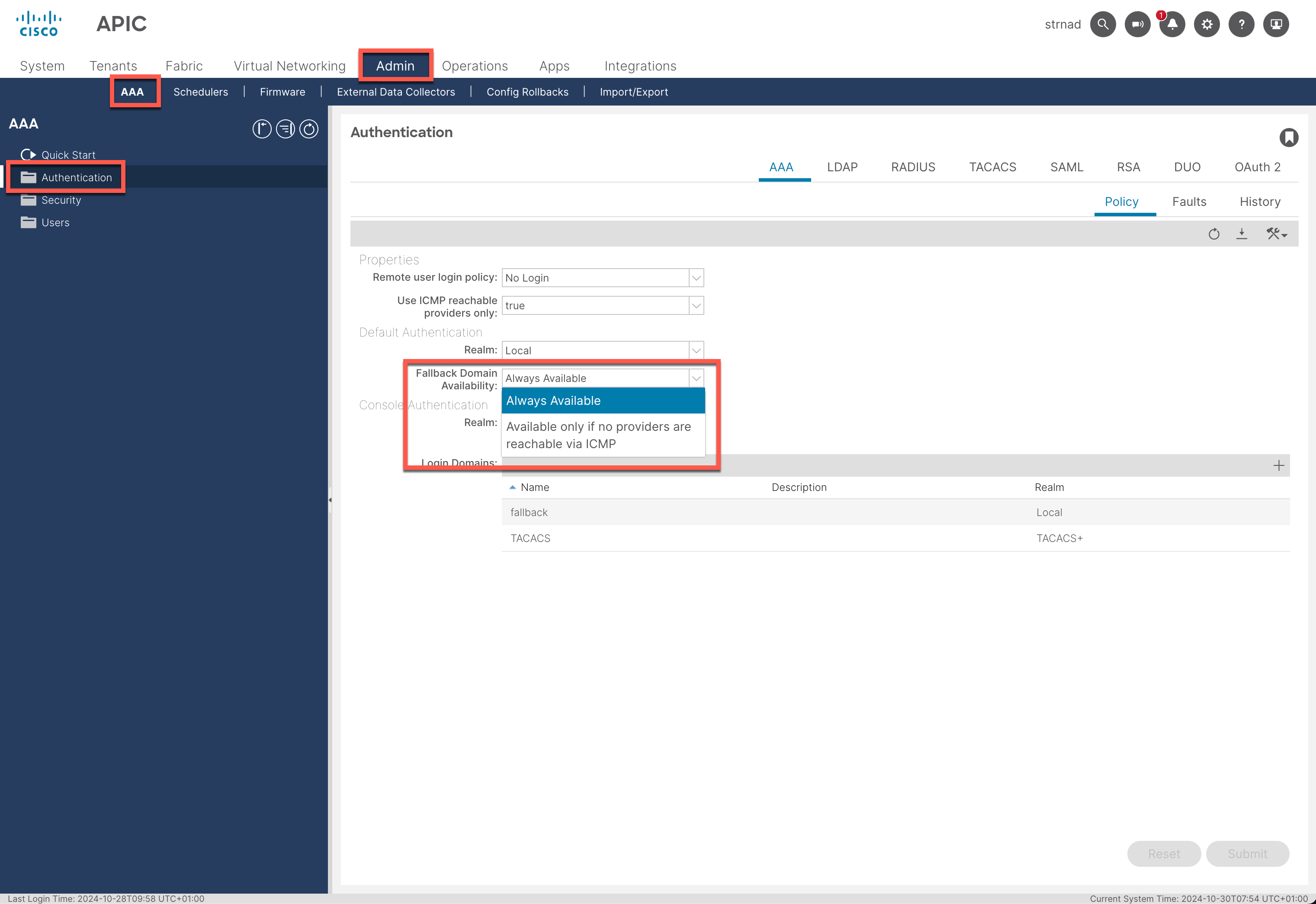 Fallback Domain config in 5.3 and earlier